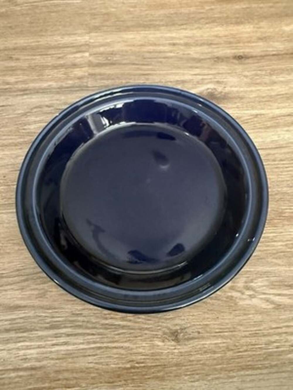 Retired Fiesta Fiestaware Medium Pie Baker HTF 8" Navy Blue